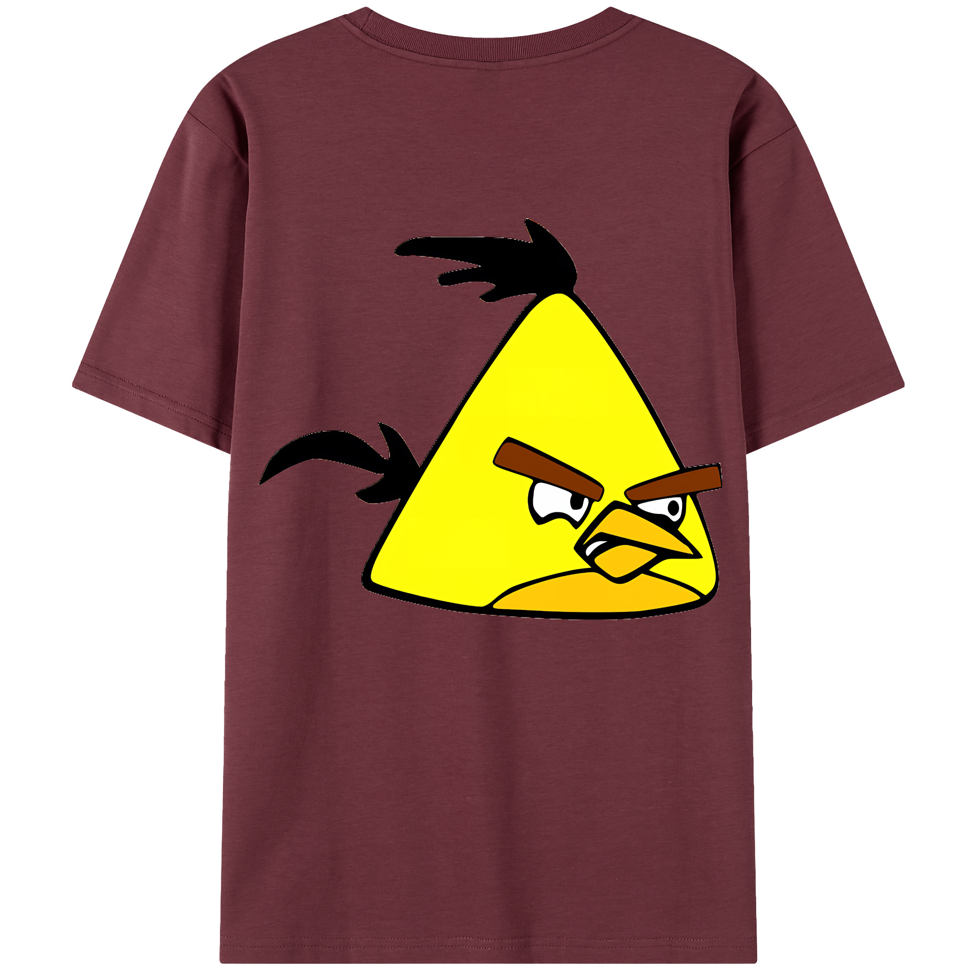 （画像用） Angry Birds アングリーバード 綿100％半袖Tシャツ（背面プリント）
